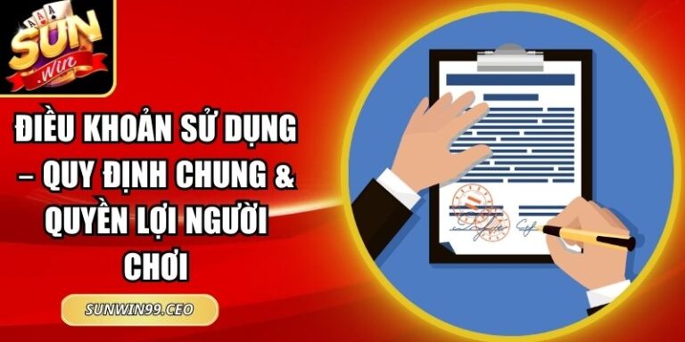 Điều Khoản Sử Dụng 13 Điều khoản sử dụng